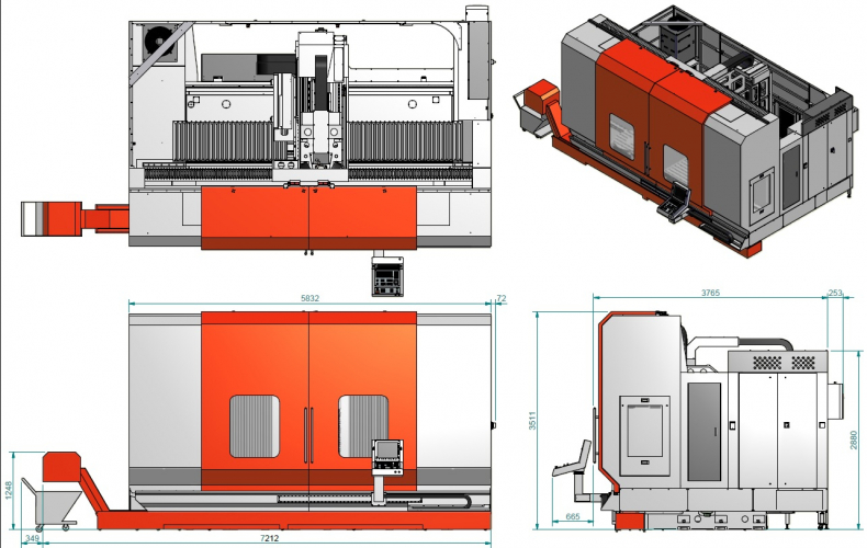 BEARBEITUNGSZENTRUM LIEDER TVMC/3000 5XC