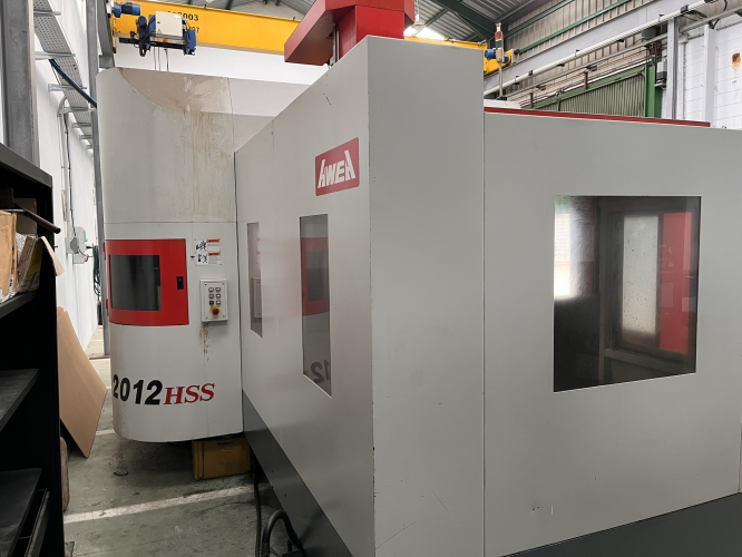FRESADORA AWEA VP-2012 HSS TRASERO