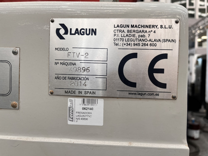 FRESADORA LAGUN FTV2