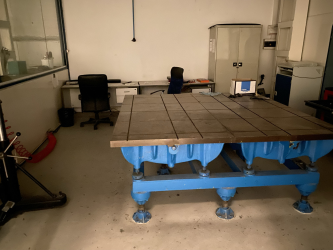 BLUE STEEL TABLE