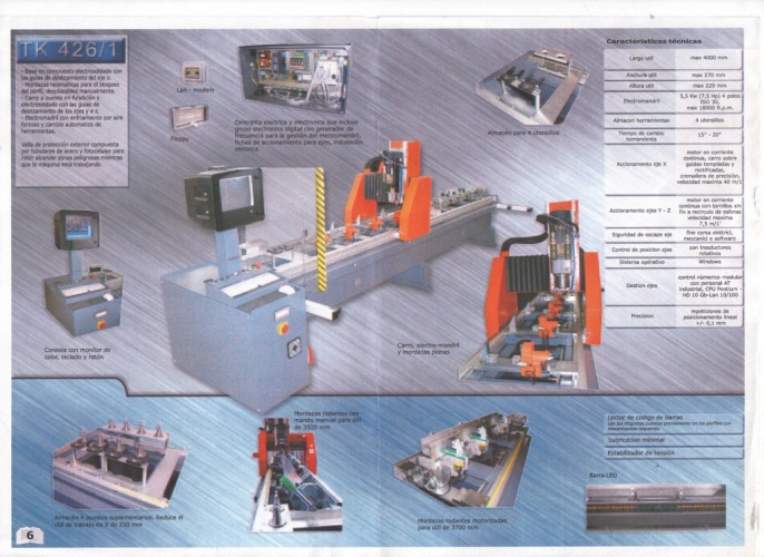 CENTRO CNC TEKNA TK426/1