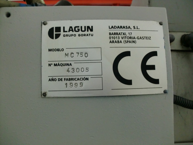 CENTRO MECANIZADO LAGUN MC 750